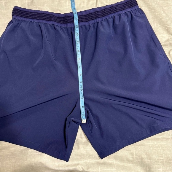Fabletics Men Navy Blue Casual Athletic Shorts Sz XL - Picture 8 of 9